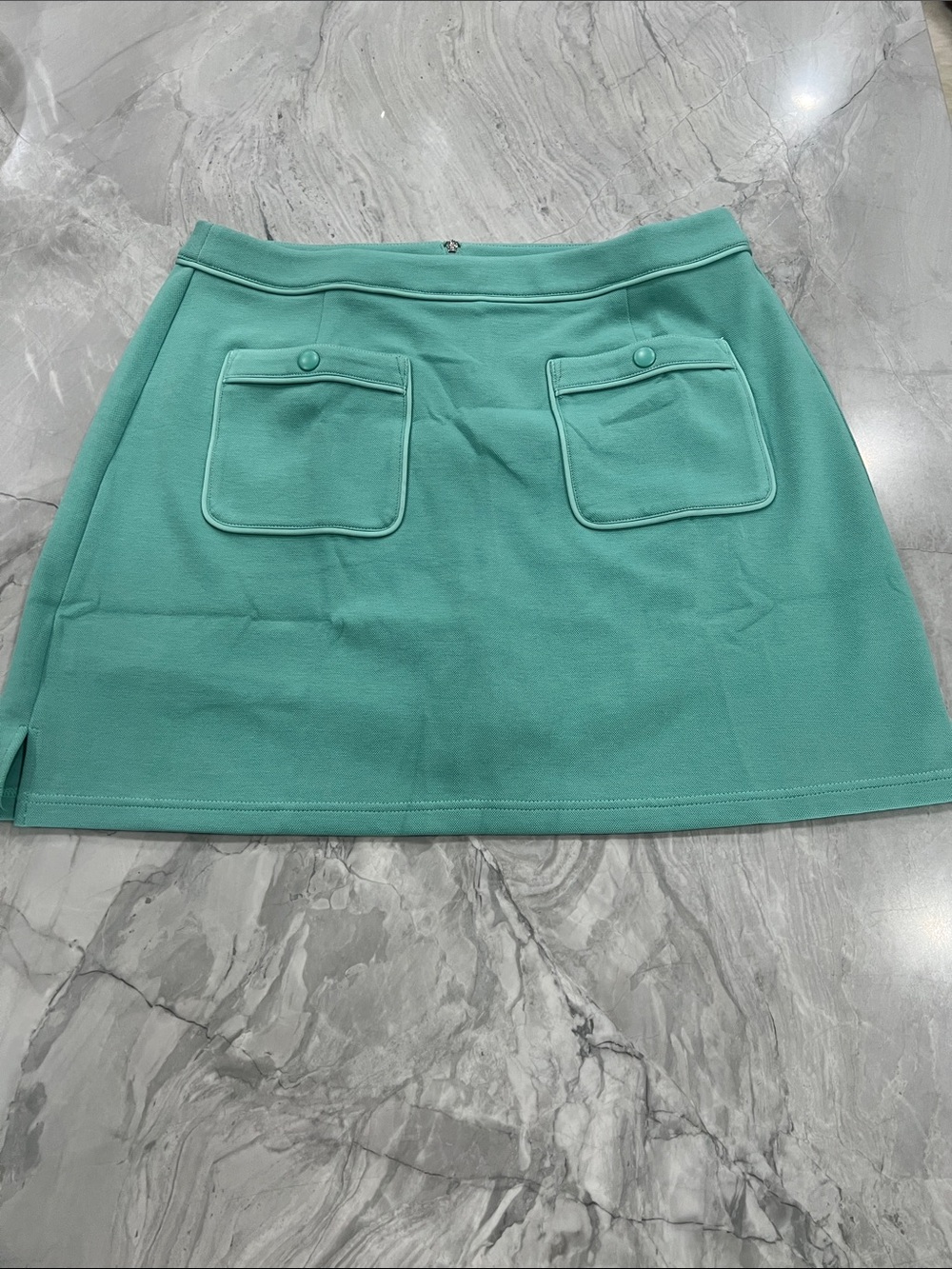 Acegolfs Mint Green Pocket A-Line Skort